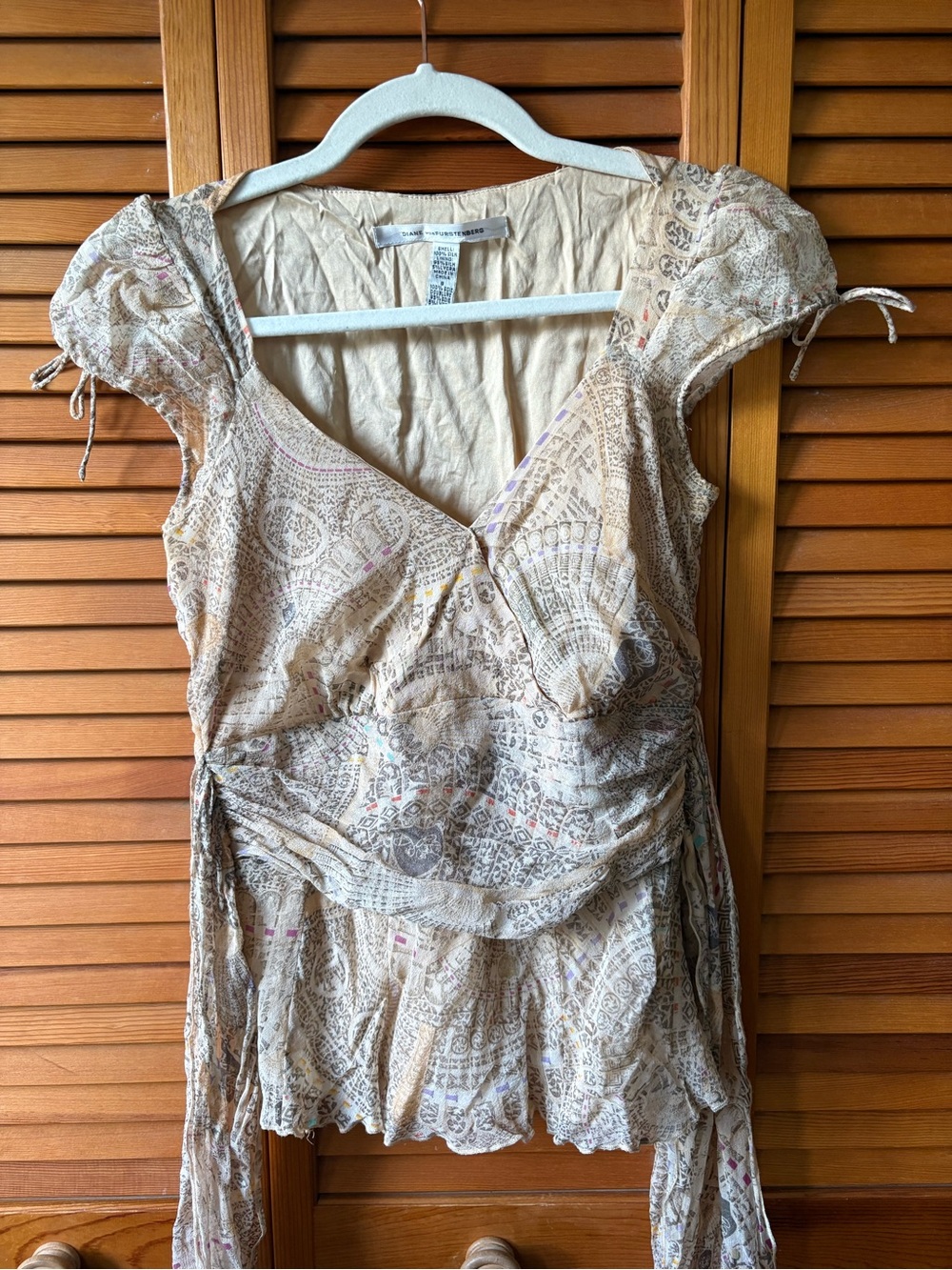 DVF Silk Blend Blouse